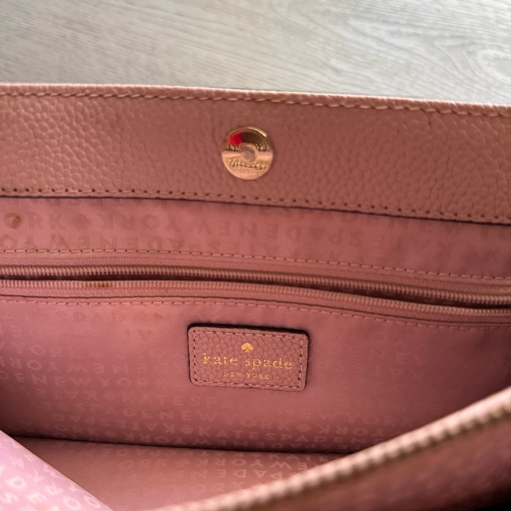 kate spade Dusty Pink Leather Satchel - Picture 7 of 15